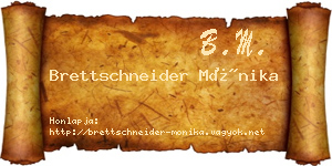 Brettschneider Mónika névjegykártya
